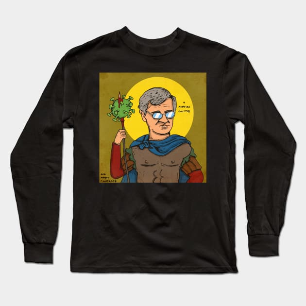 COVID-19 SAVIOUR Long Sleeve T-Shirt by micalef